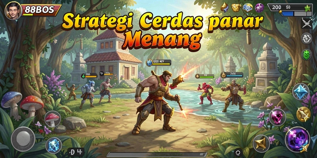 Tampilan gameplay strategi mendalam dari 88BOS yang menarik.