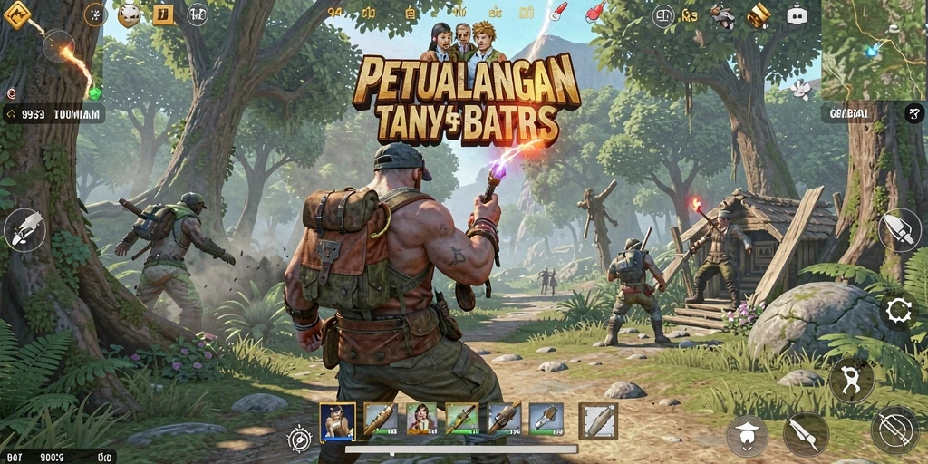 Tampilan gameplay 9939 yang menakjubkan dalam dunia terbuka.