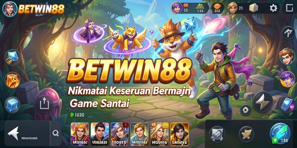 Screenshot menunjukkan aksi seru dalam permainan BETWIN88.