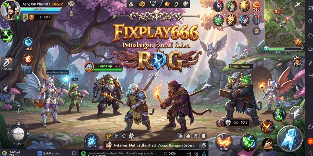 Gameplay FIXPLAY666 menampilkan pertarungan epik dan eksplorasi dunia yang luas.
