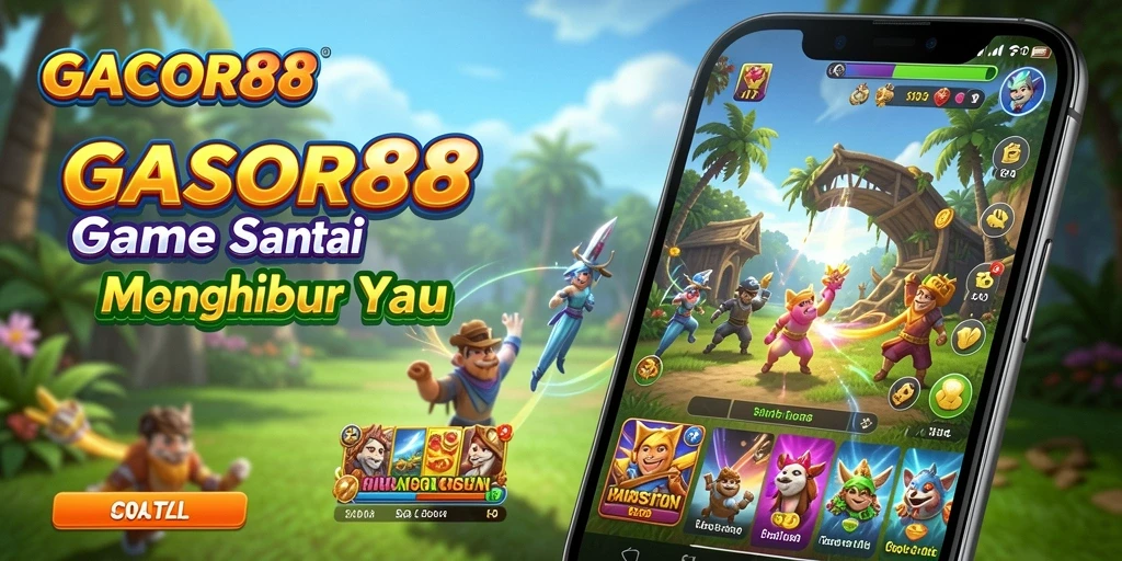Tangkapan layar gameplay GACOR88 yang menarik dan penuh warna.