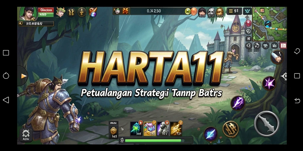Tampilan gameplay HARTA11 yang menegangkan dan strategis.