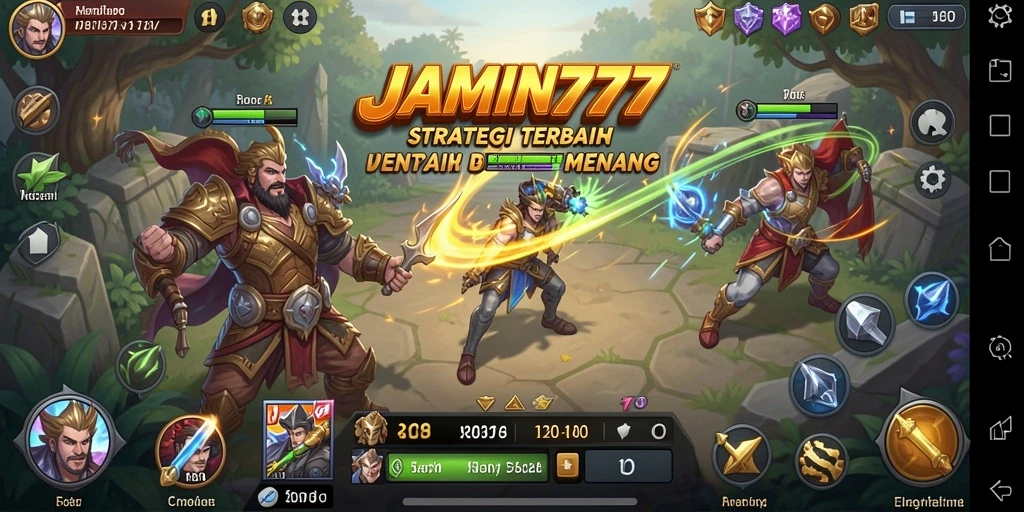 Tangkapan layar dari gameplay menarik di JAMIN777.