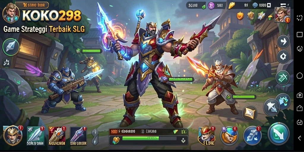 Tampilan gameplay seru dalam KOKO288 yang penuh dengan strategi.