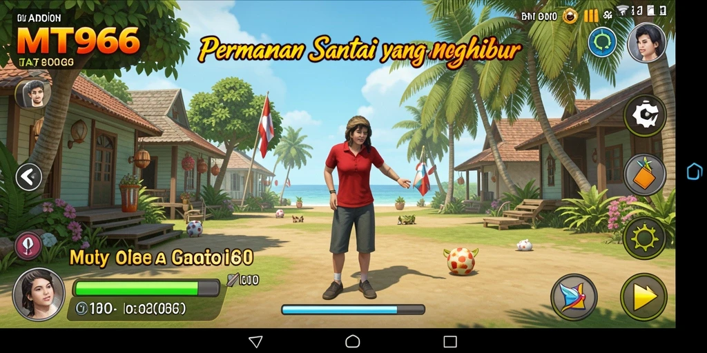 Tampilan screenshot utama MT966 yang mendebarkan saat gameplay Casual.