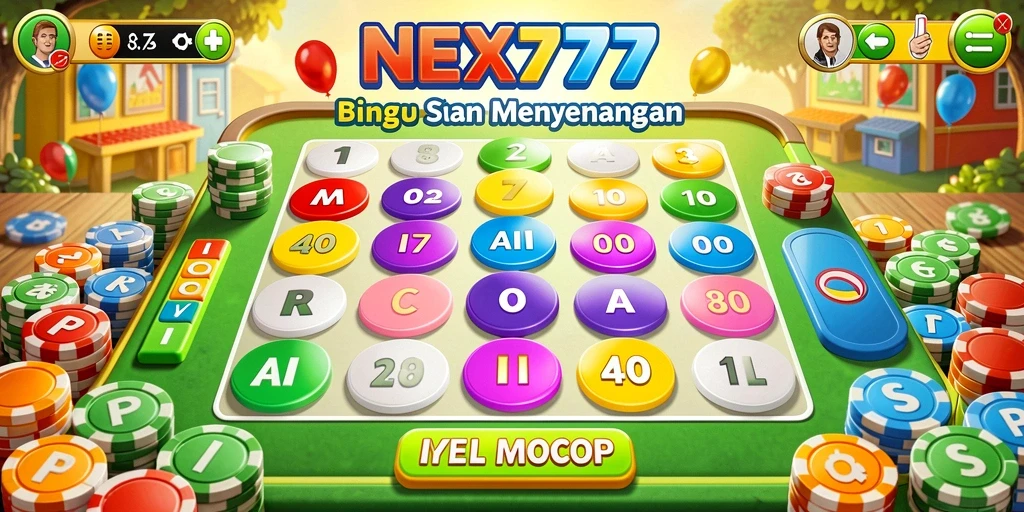 Screenshot gameplay NEX777 menampilkan keseruan bermain Bingo.