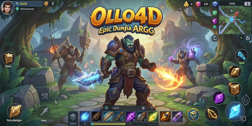 Gameplay OLLO4D yang menarik dan seru dalam dunia ARPG.