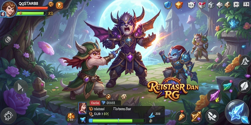 Gameplay mendebarkan di dunia fantasi QQSTAR88.