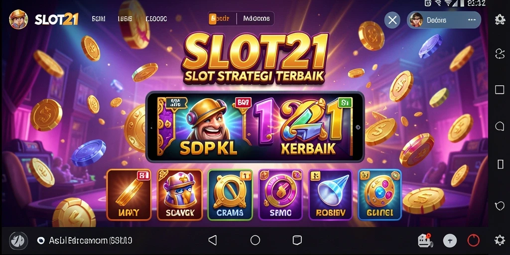 Tampilan gameplay SLOT21 yang menarik dan penuh warna.