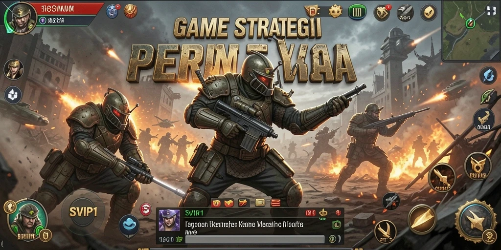 Screenshots gameplay menampilkan pertempuran menegangkan di SVIP1.
