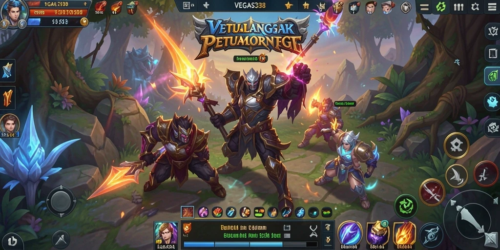 Tampilan gameplay <strong>VEGAS338</strong> yang memukau dengan aksi pertempuran yang intens.